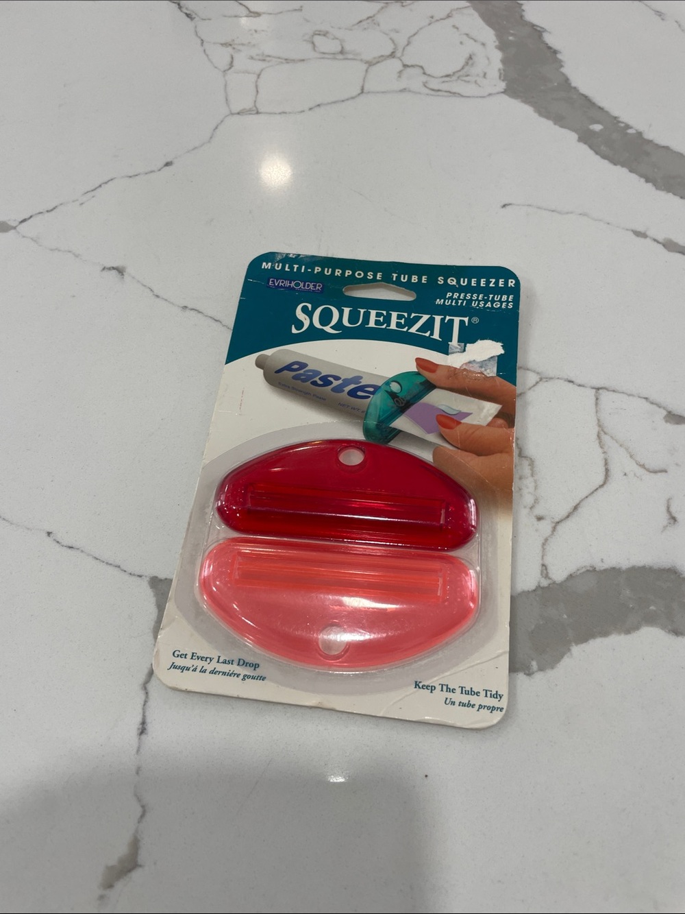 Multi-Purpose Tube Squeezer - Red/Pink